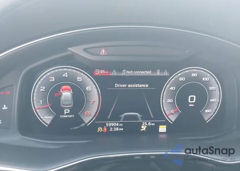 2020 Audi Q8 Prestige 55 Tfsi Quattro Tiptronic из США, поврежденный, VIN WA1FVAF13LD027041